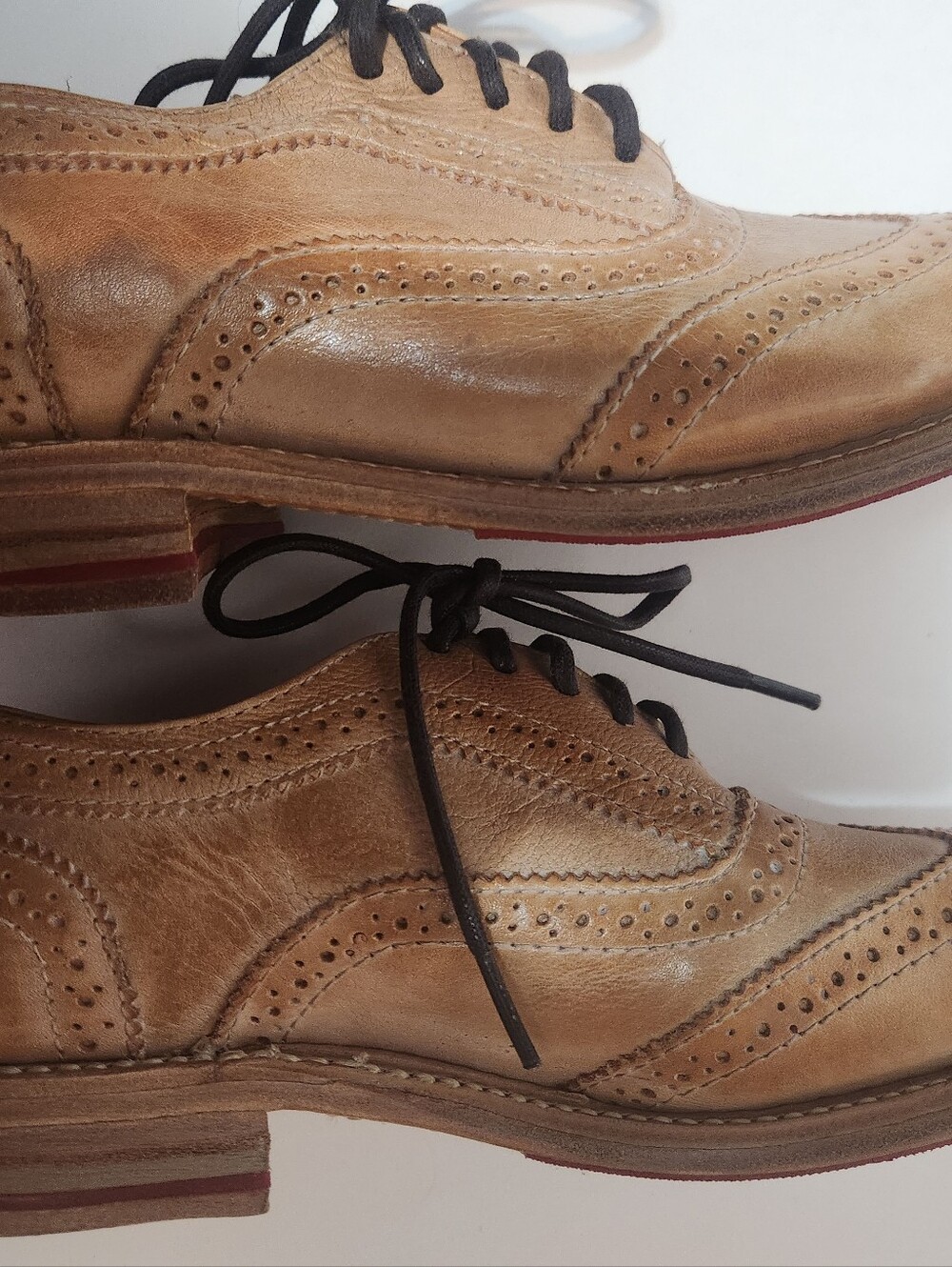 Bed Stu Leather Oxford Rustic Wingtips - Picture 4 of 13